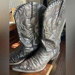 Wild West Boots black ostrich